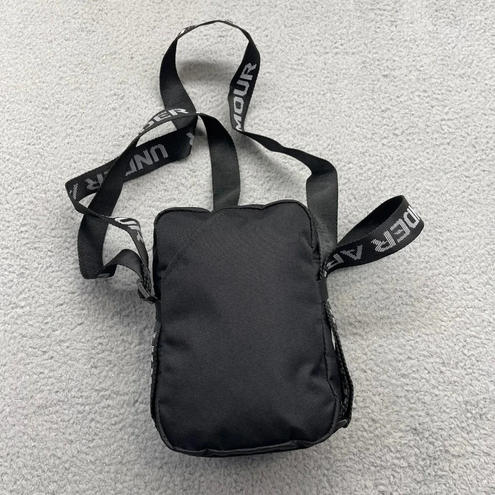 Under Armour 1364192-001 Black Loudon Crossbody Bag UA Storm Branded Logo Strap